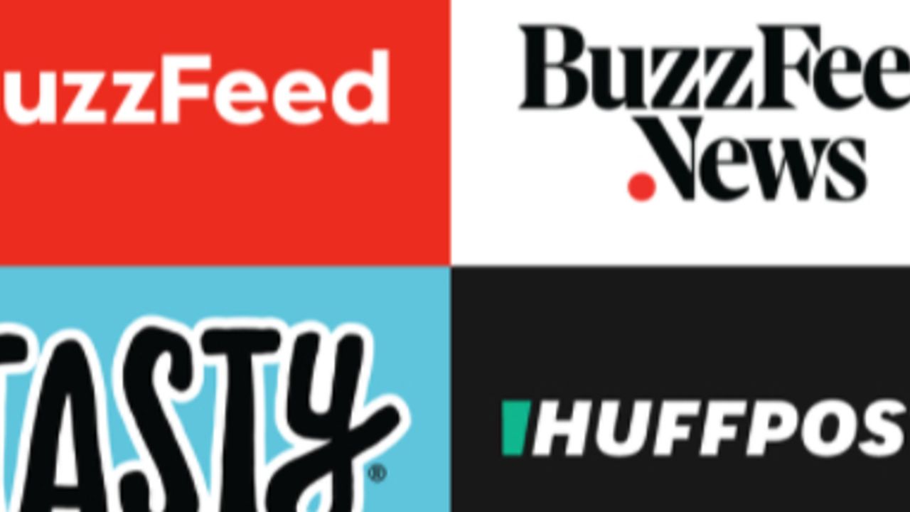 Logo of various BuzzFeed subsidiaries