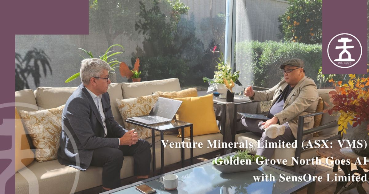 Rooster Talk: Venture Minerals Limited - Golden Grove North Goes AI with SensOre Ltd - Vimarsana News