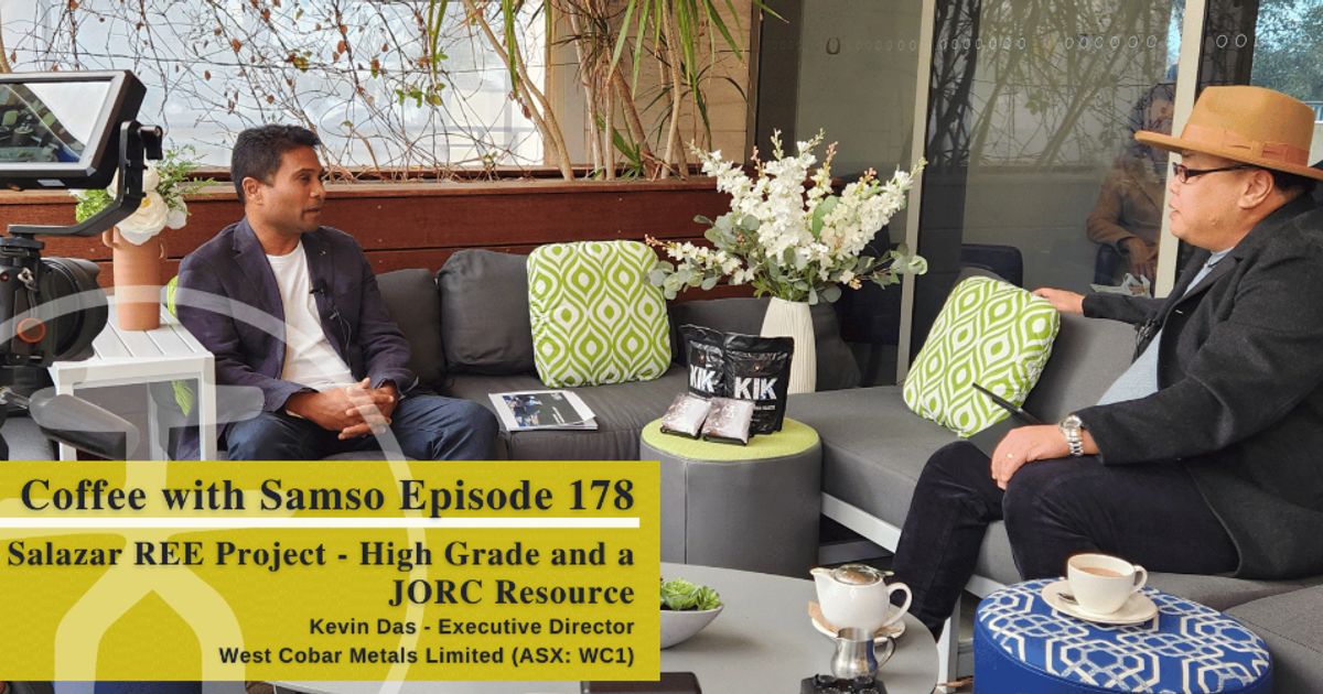 Coffee with Samso: West Cobar Metals Ltd - the Salazar REE Project - a high grade JORC resource - Vimarsana News