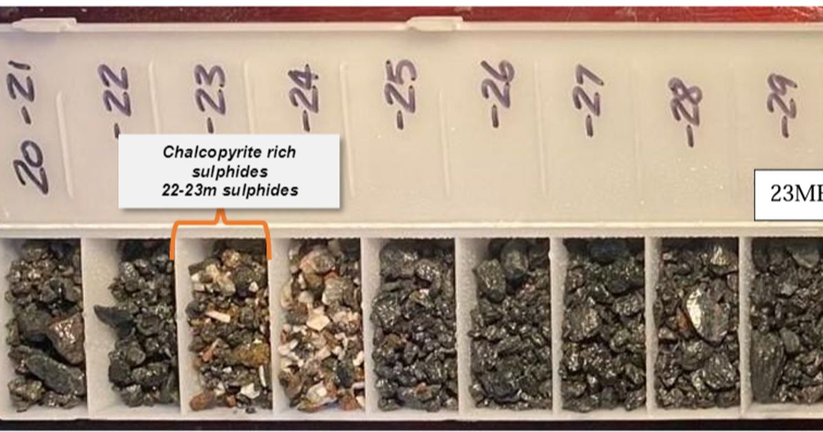 Cooper Metals Ltd hits pyrite-dominated sulphides from RC drilling at Ardmore South - Vimarsana News