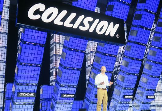 Google Deepmind chief business officer Colin Murdoch at the Collision tech conference in Toronto, Canada