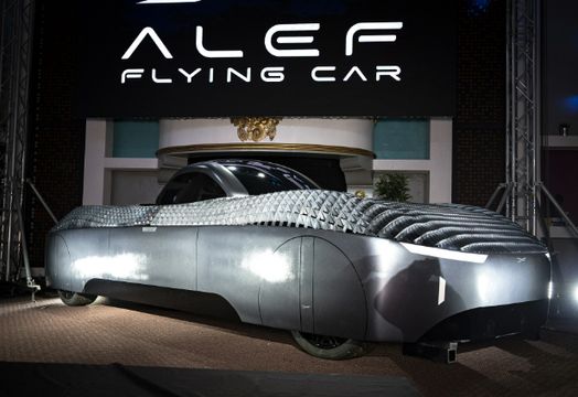 Alef Aeronautics unveils its flying car in October 2022. Credit: Alef Aeronautics