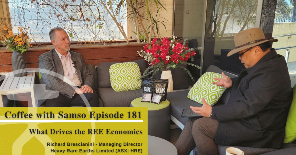 Coffee with Samso: Heavy Rare Earths Ltd - what drives the REE economics - Vimarsana News