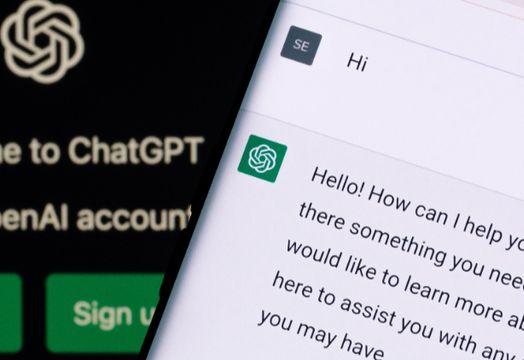 ChatGPT screen
