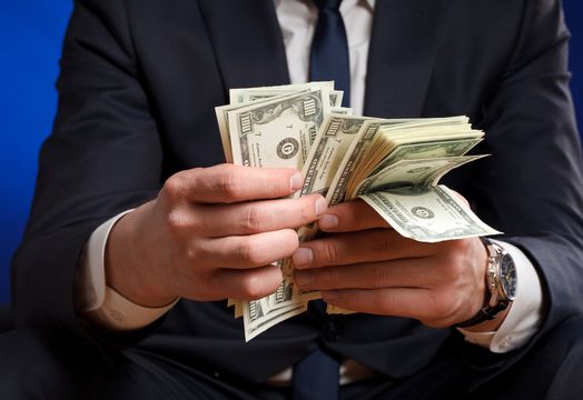 US dollars cash fine 