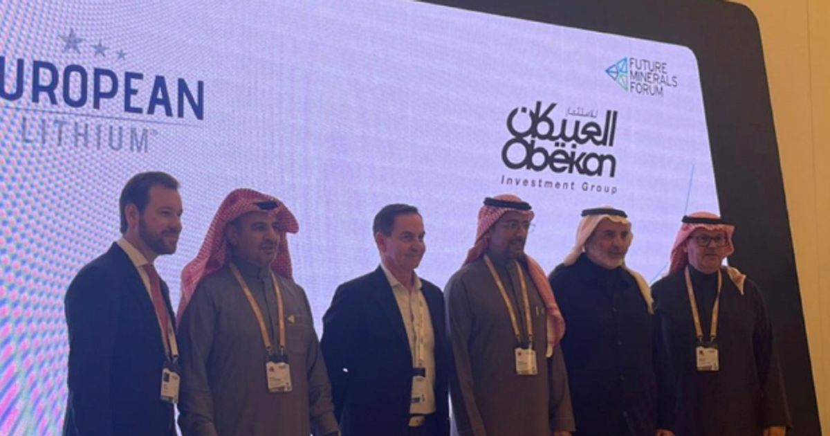 European Lithium Ltd inks MoU to build and operate a hydroxide plant in Saudi Arabia - Vimarsana News
