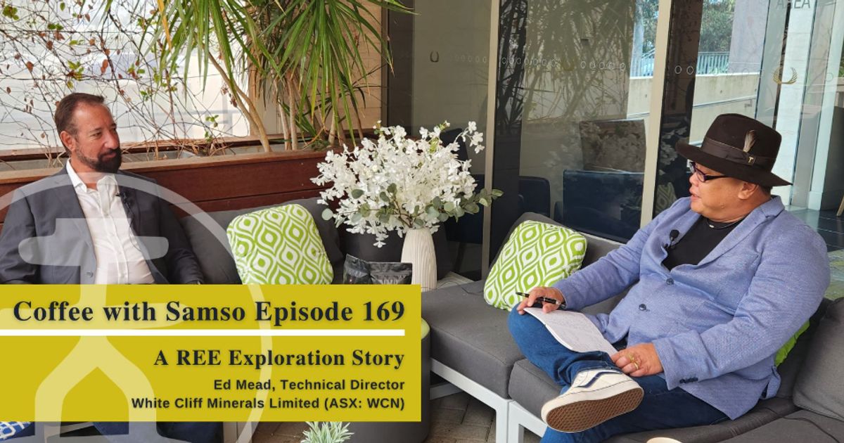 Coffee with Samso: White Cliff Minerals Ltd - a REE exploration story - Vimarsana News