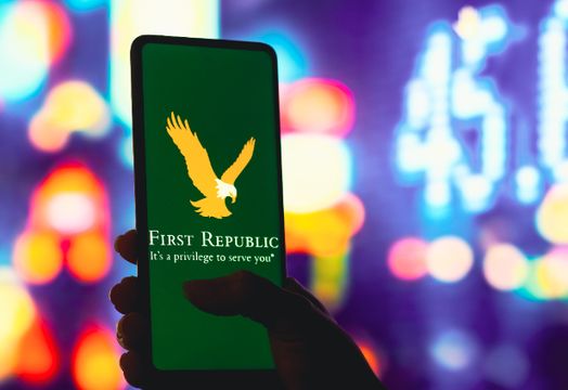 First Republic Bank -- rockets 33% on hopes of rescue deal; propels US regional banks higher