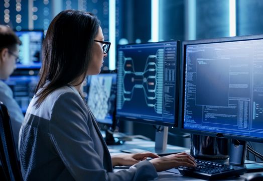 Plurilock Security Inc. - Plurilock wins $5.1M order from U.S. Department of Treasury - IT engineer working on cybersecurity at computer