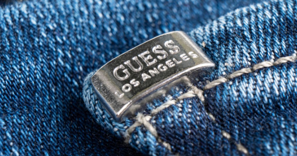 Guess jeans outlet tag