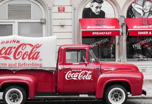 coca cola van