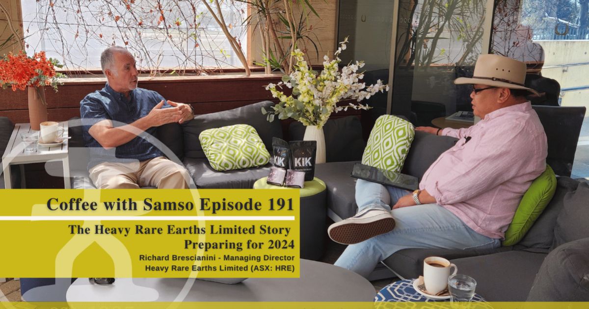 Coffee with Samso: Heavy Rare Earths - preparing for 2024 - Vimarsana News