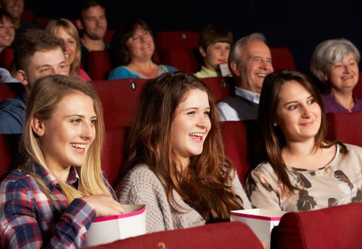 People at the movies