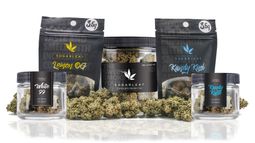 Packaged cannabis buds