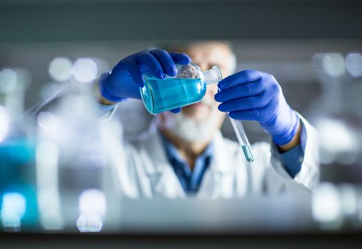 Scientist at work